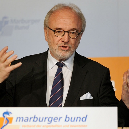 Rudolf Henke, 1. Vorsitzender des Marburger Bundes