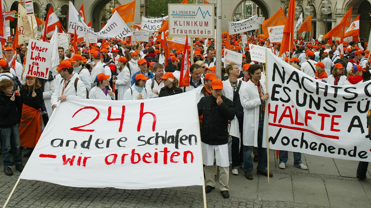 Marburger Bund bereitet Streiks an kommunalen Kliniken vor