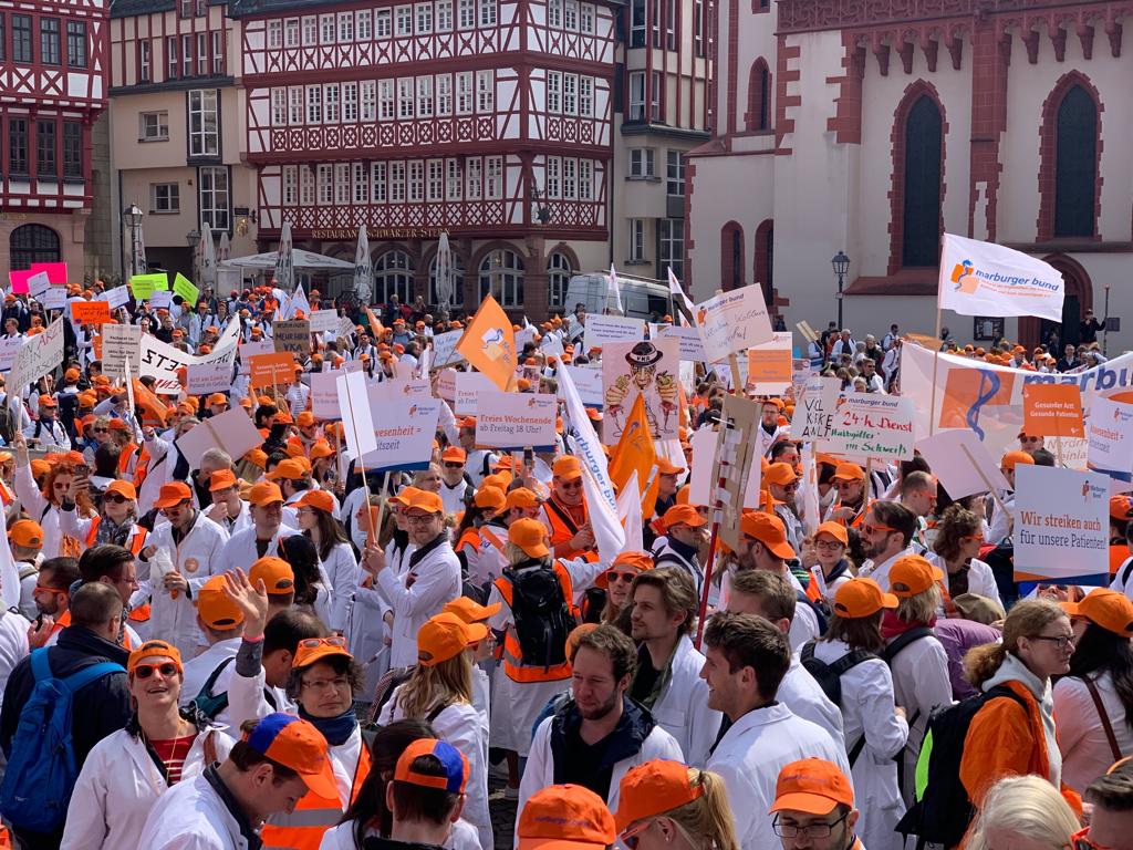 VKA Warnstreik in Frankfurt