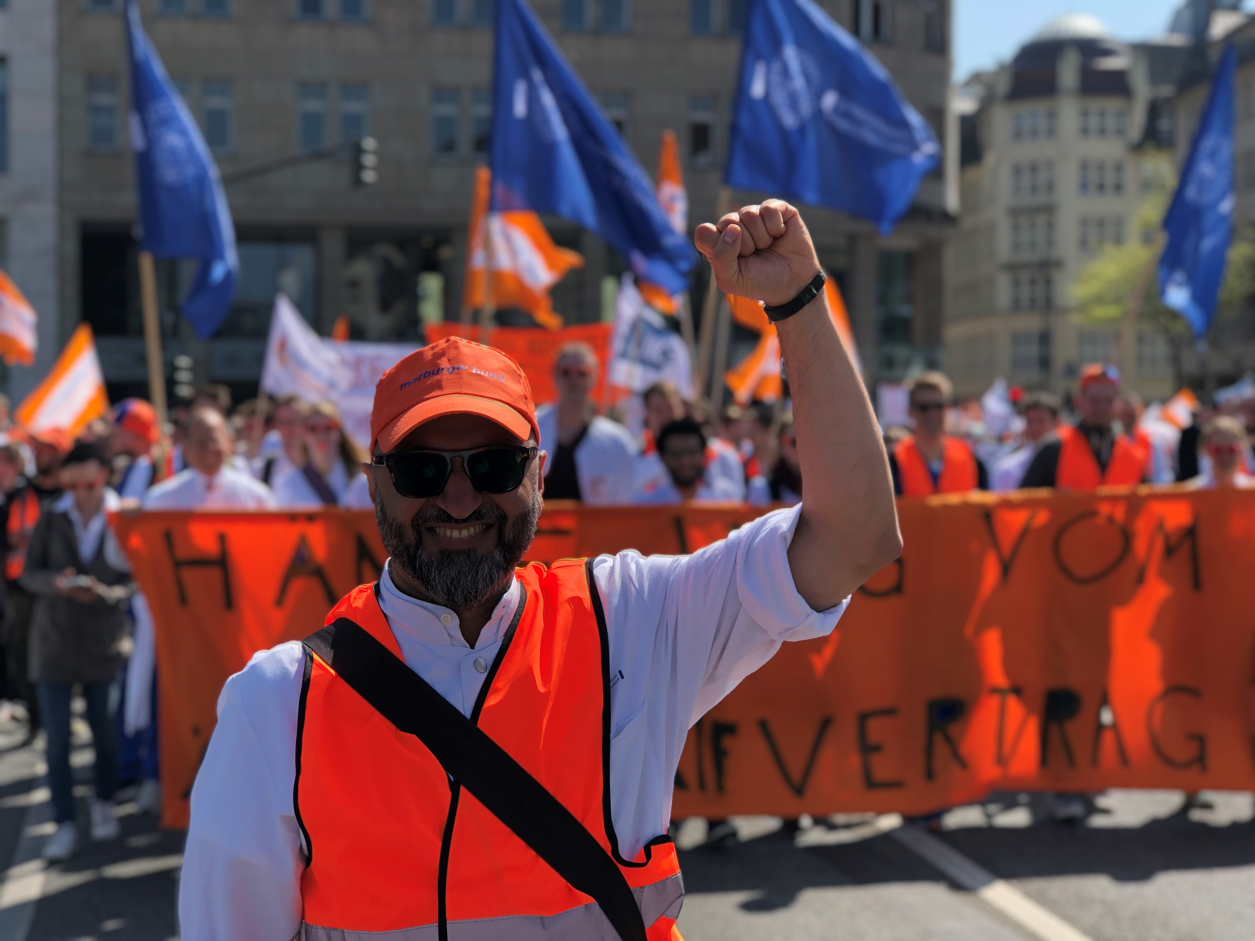 Warnstreik in Hamburg 