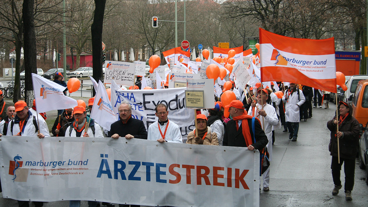 Ärztinnen und Ärzte im Streik