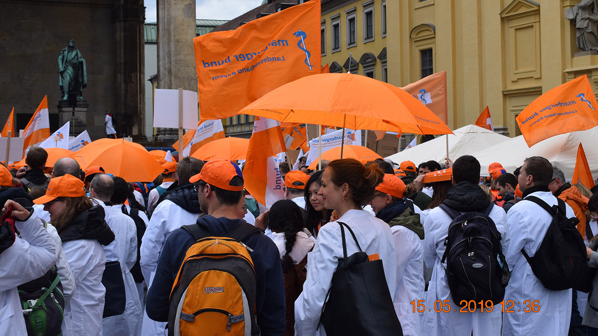 MB Warnstreik in München