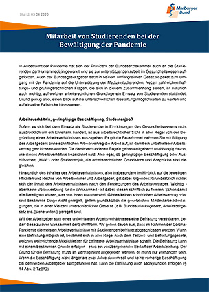 Merkblatt für Studierende in Hessen