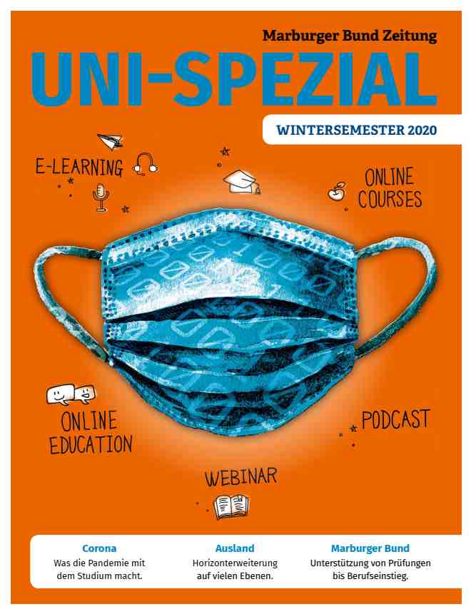 Titelseite des Uni-Spezial Wintersemester 2020