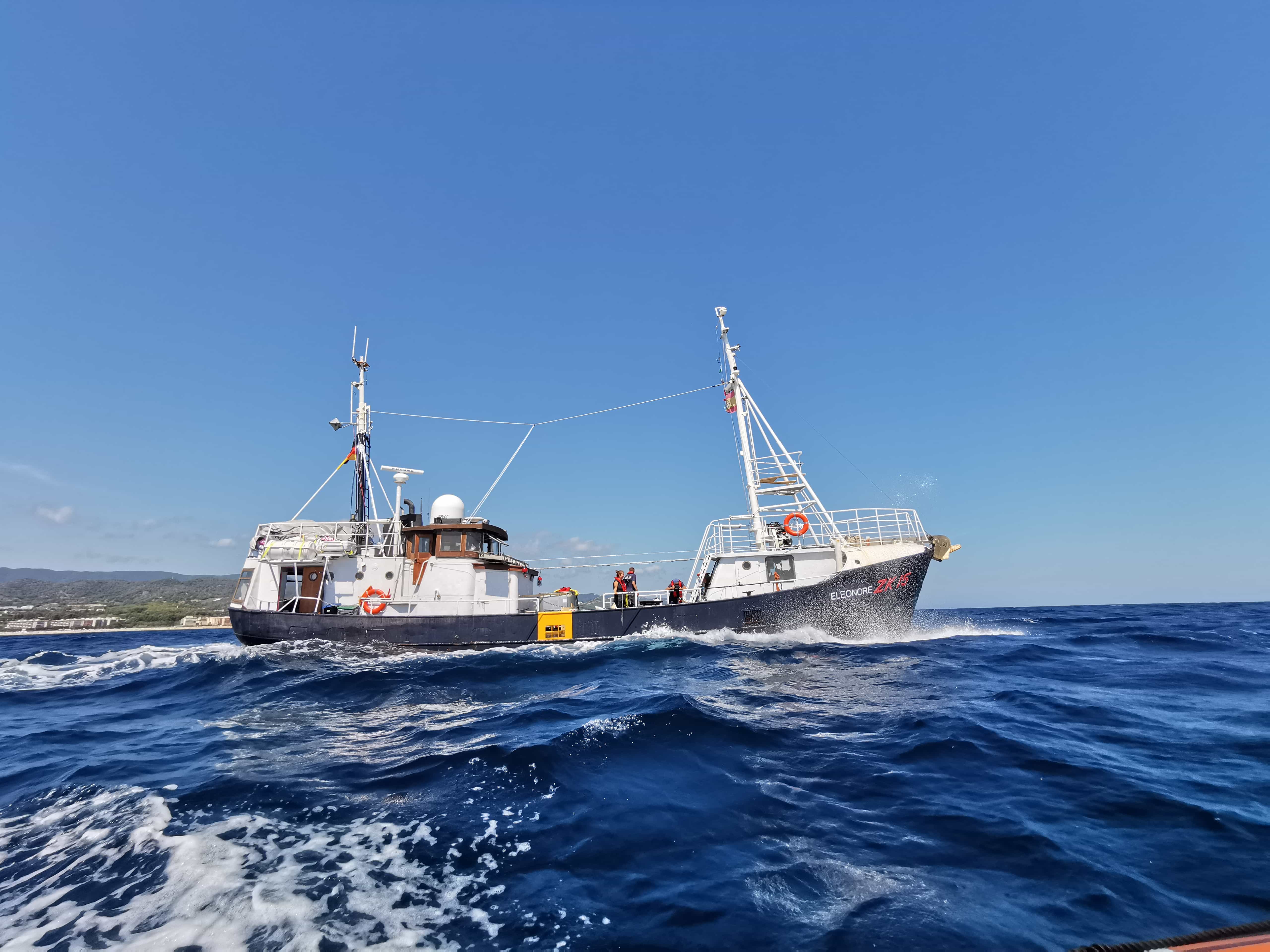 20 Meter lang und 5,50 Meter breit: Die „Eleonore“ ist das zweite Seenotrettungsschiff des Vereins „Mission Lifeline“, der 2016 in Dresden gegründet wurde. Foto: Mission Lifeline