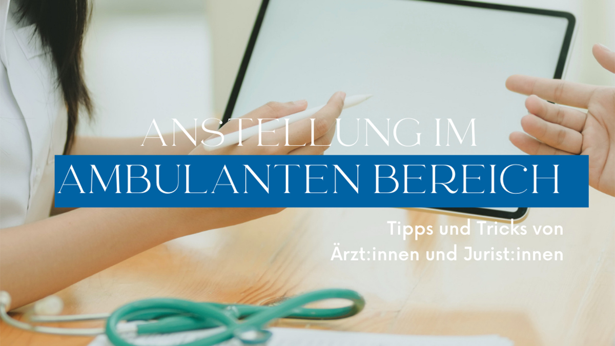 Anstellung im ambulanten Bereich - Online-Seminar