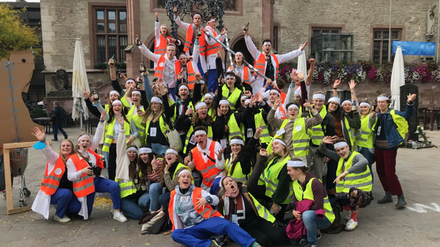 Danke für das Engagement aller Beteiligten! Ihr habt den neuen Studierenden einen tollen Einstieg bereitet! Foto: privat Danke für das Engagement aller Beteiligten! Ihr habt den neuen Studierenden einen tollen Einstieg bereitet! Foto: privat