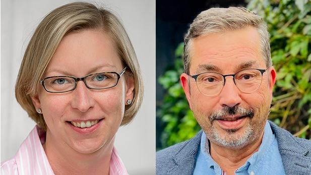 Die MB-Mitglieder Dr. Nina Krause-Joppig und Dr. Torsten Eichenauer stellen sich zur Wahl.
