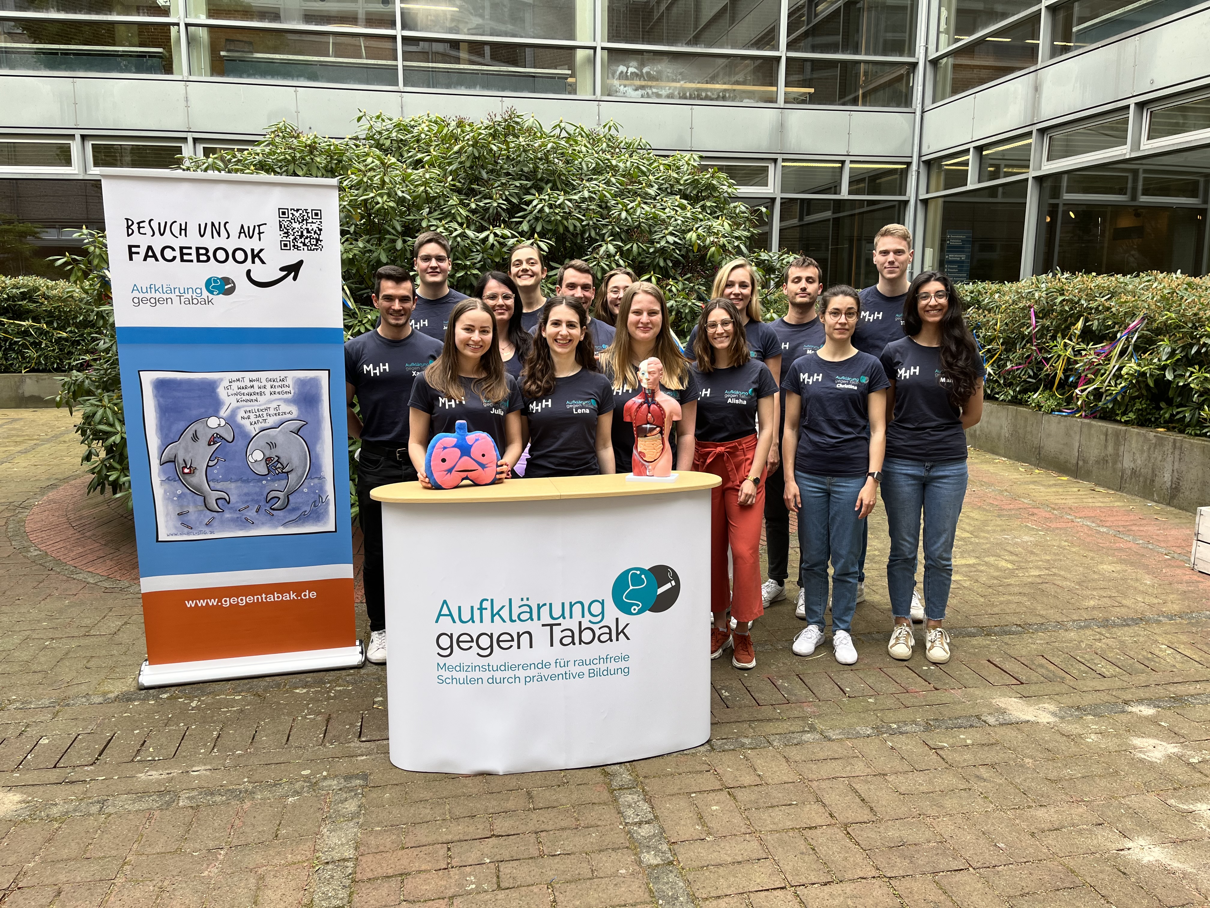 Starkes Engagement, gute Ideen und viel Spaß verbinden das Team der „Aufklärung gegen Tabak“. Foto: Aufklärung gegen Tabak