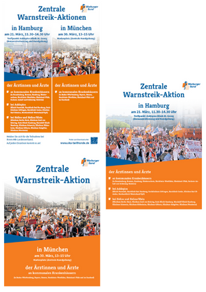Warnstreikposter VKA 2023