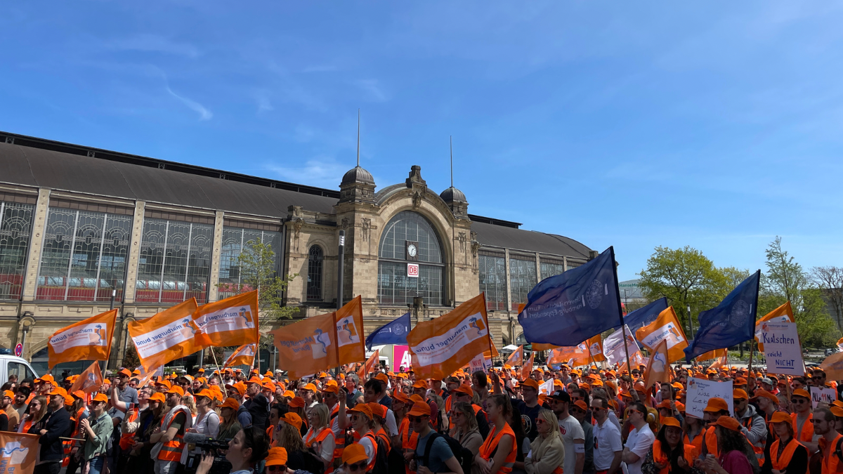 Rund 1.500 Ärztinnen und Ärzte versammelten sich in Hamburg