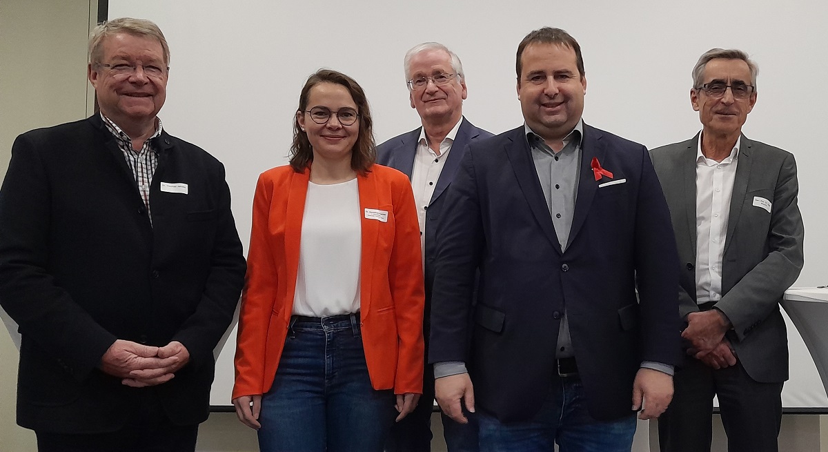 (v.l. Thomas Jakobs, Dorothea Kerner, Axel Mittelbach, Magnus Jung, Josef Mischo)