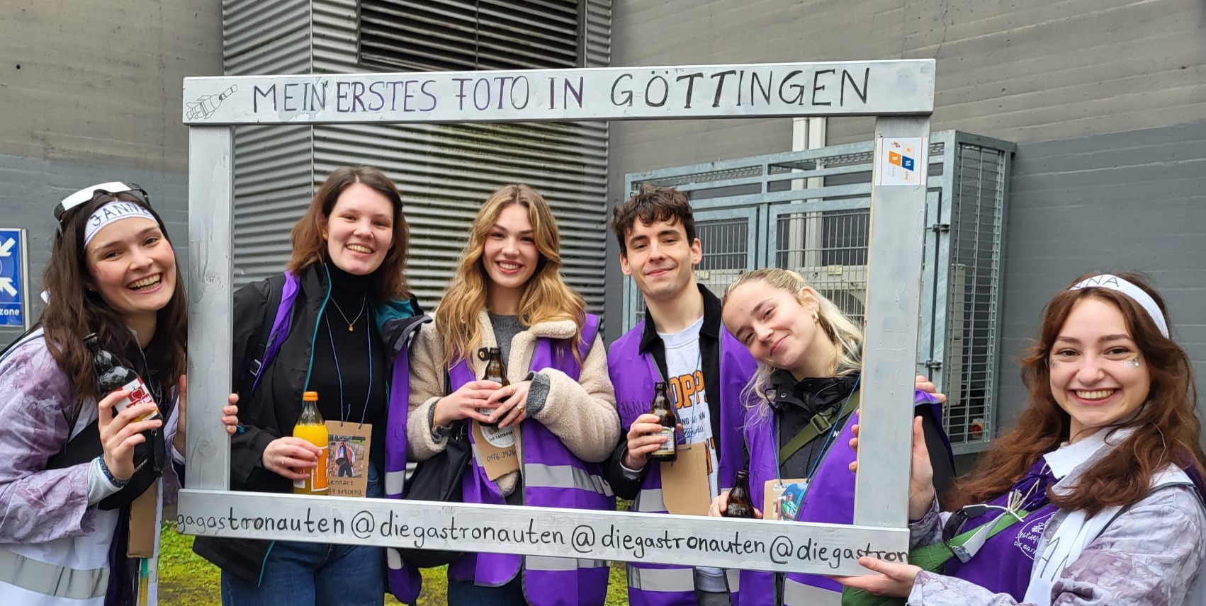 „Mein erstes Foto in Göttingen“ – Einer der vielen besonderen Momente in der O-Phase mit den Gastronauten! Foto: privat „Mein erstes Foto in Göttingen“ – Einer der vielen besonderen Momente in der O-Phase mit den Gastronauten! Foto: privat