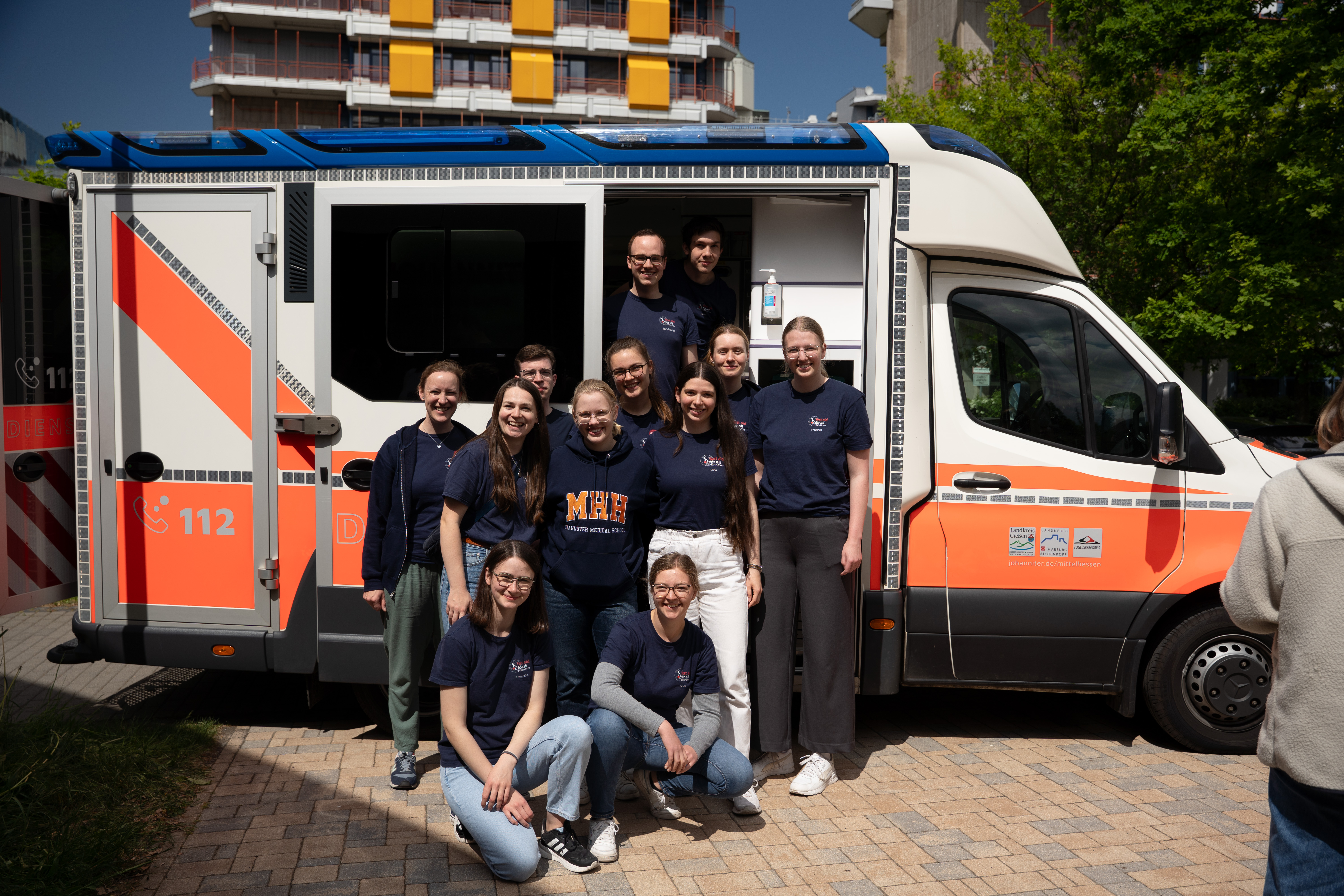 Mit vollem Engagement dabei: Studierende der FAFA-Lokalgruppen. Foto: First Aid For All Mit vollem Engagement dabei: Studierende der FAFA-Lokalgruppen. Foto: First Aid For All