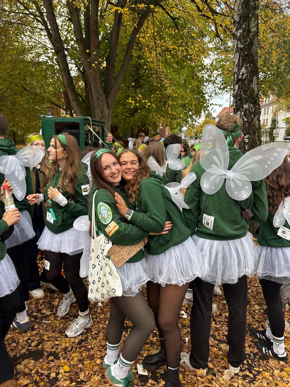 Beflügelt starten die Erstis ins Zahnmedizin-Studium. Foto: privat