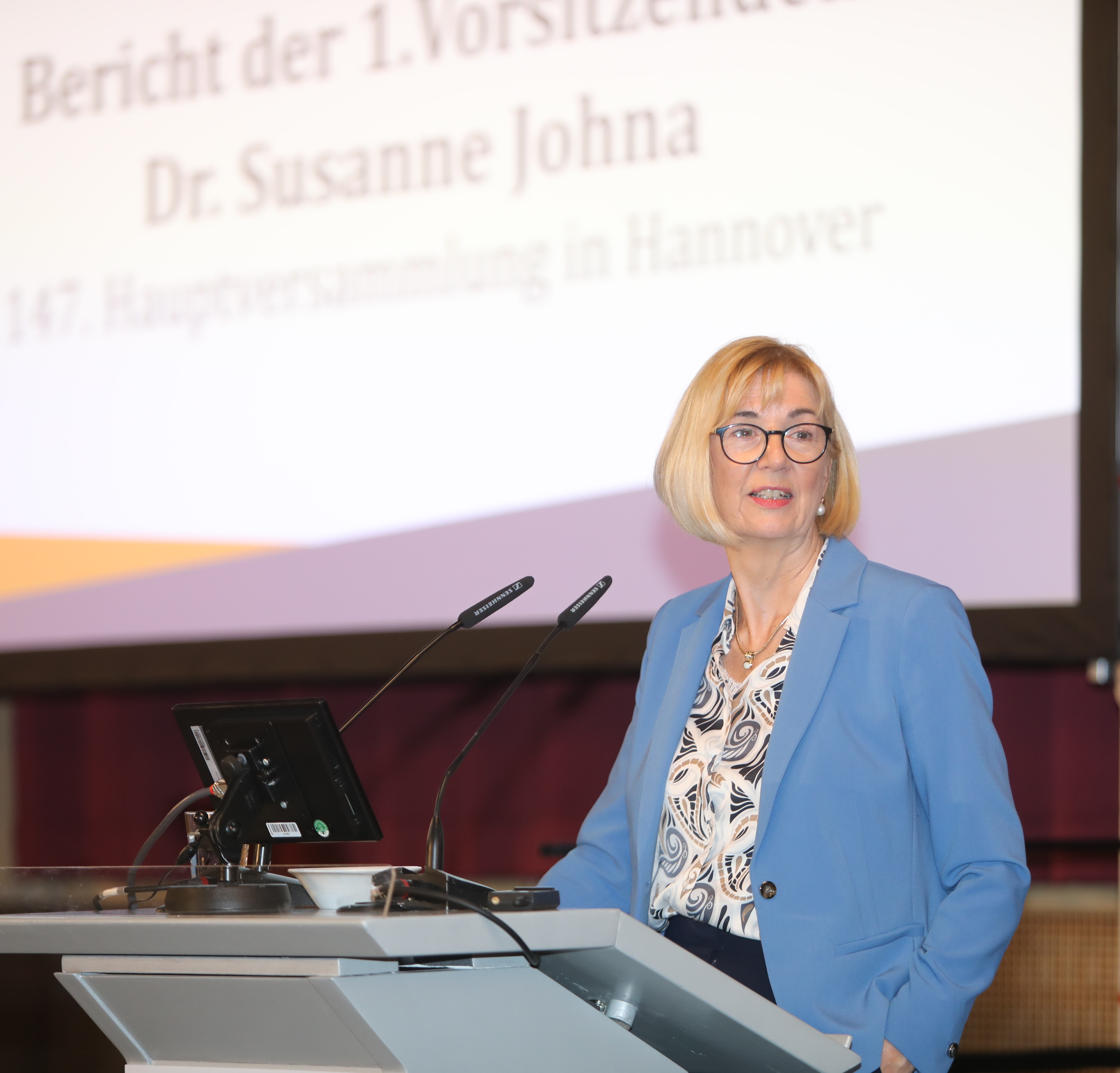 MB-Vorsitzende Dr. med. Susanne Johna kritisierte in ihrer Eröffnungsrede bei der 147. Hauptversammlung in Hannover die akteulle Gesundheitspolitik.