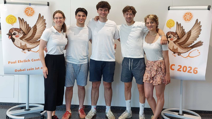 Das Göttinger Team beim Paul-Ehrlich-Contest 2026 in Ulm. Foto: privat