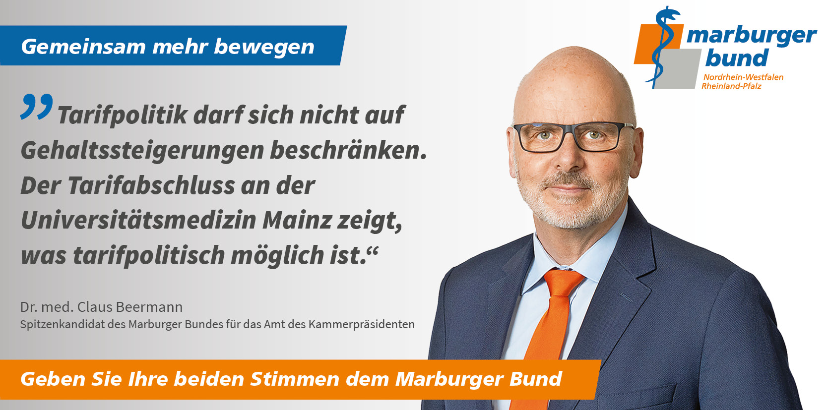 Mit einem klaren Standpunkt erläuterte Dr. med. Claus Beermann die Herausforderungen der Tarifpolitik.