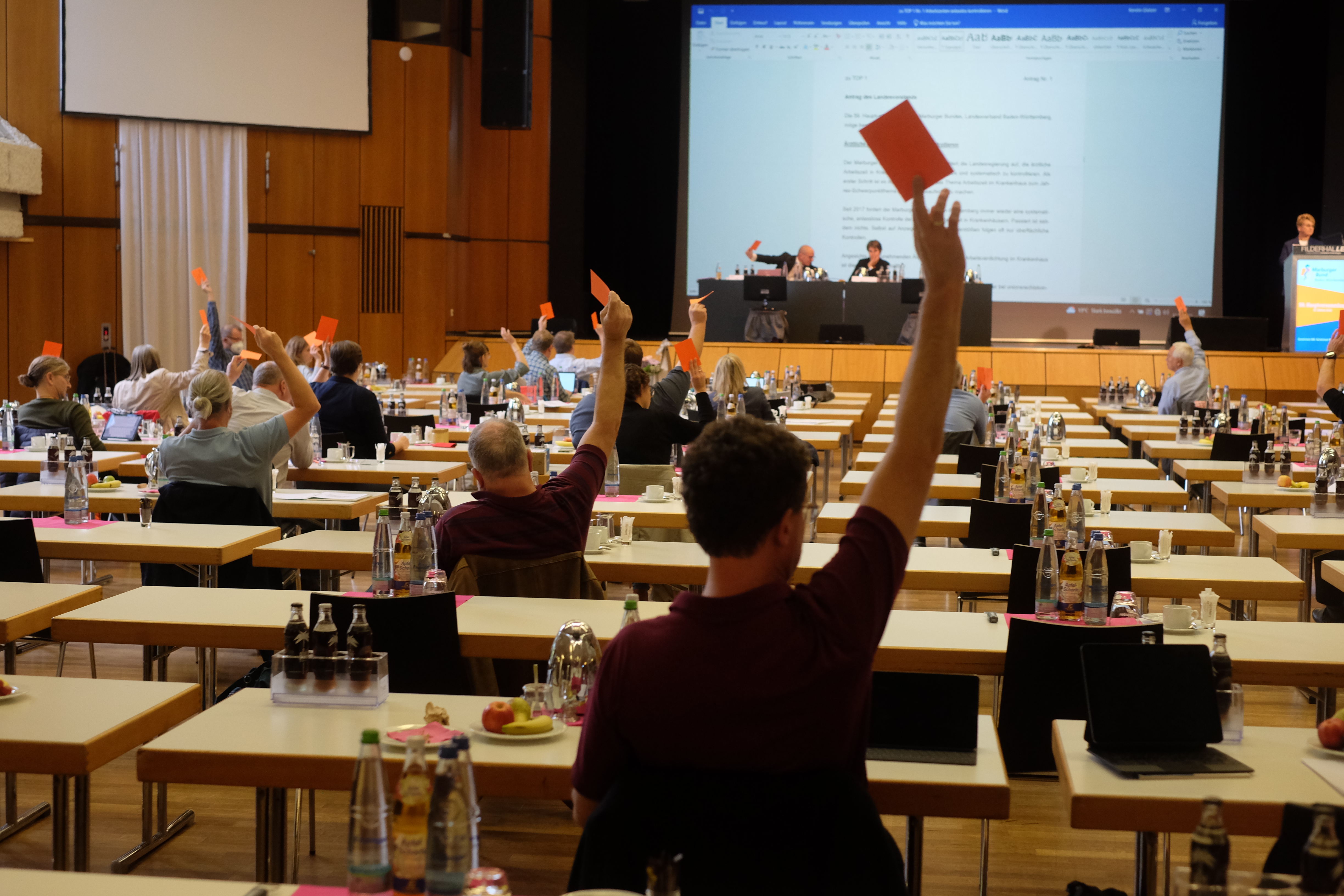 Abstimmung von Anträgen auf der Hauptversammlung