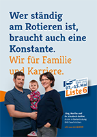 Postkarte Familie und Beruf, Motiv 2