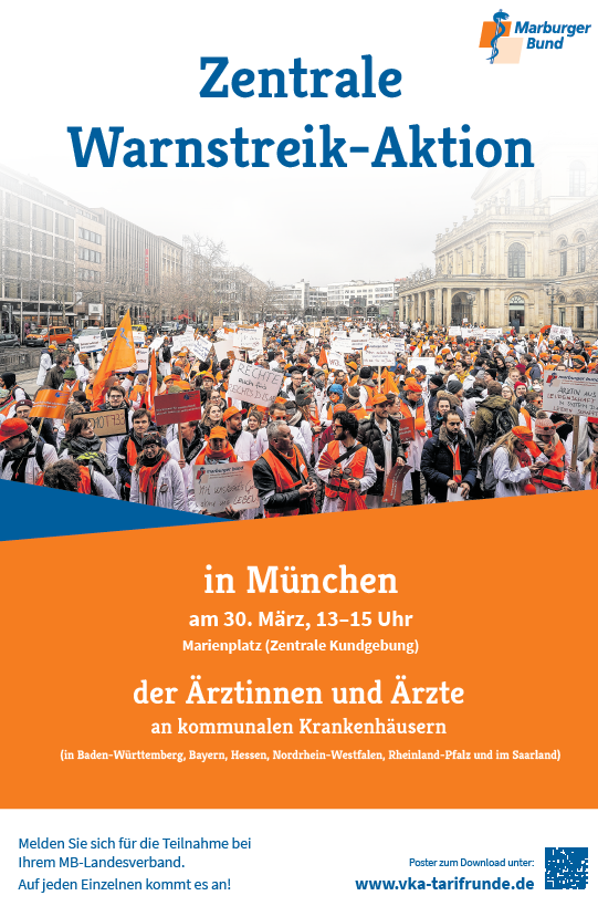 Warnstreikposter München