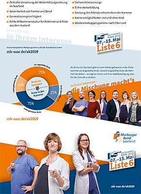 Flyer Kammerwahl Saarland 2019