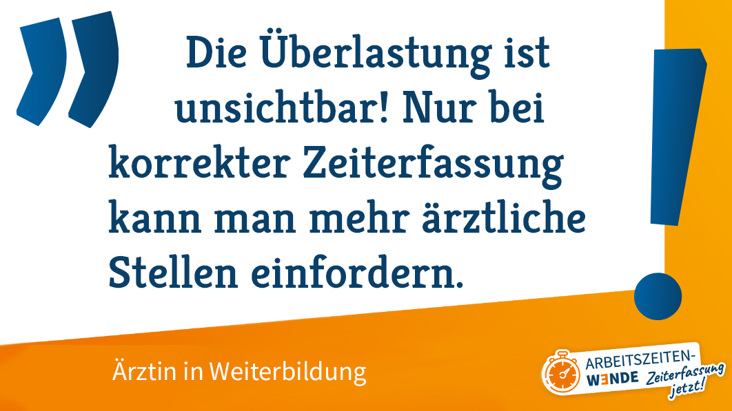 Bilderkachel: Arbeitszeiterfassung - Mitgliederfeedback "Die Überlastung ist unsichtbar..."