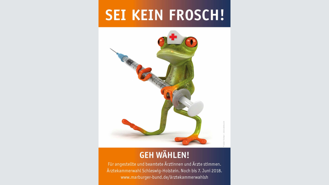 Motiv: Sei kein Frosch