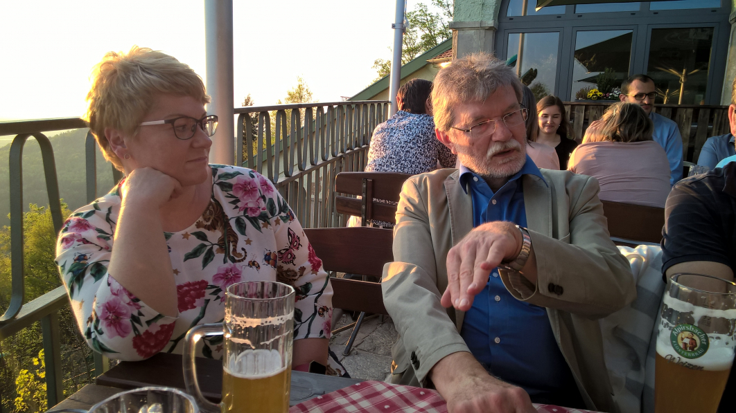 Sylvia Ottmüller, Dr. Walter Imrich (Foto von Andreas Knöll) Sylvia Ottmüller, Dr. Walter Imrich (Foto von Andreas Knöll)