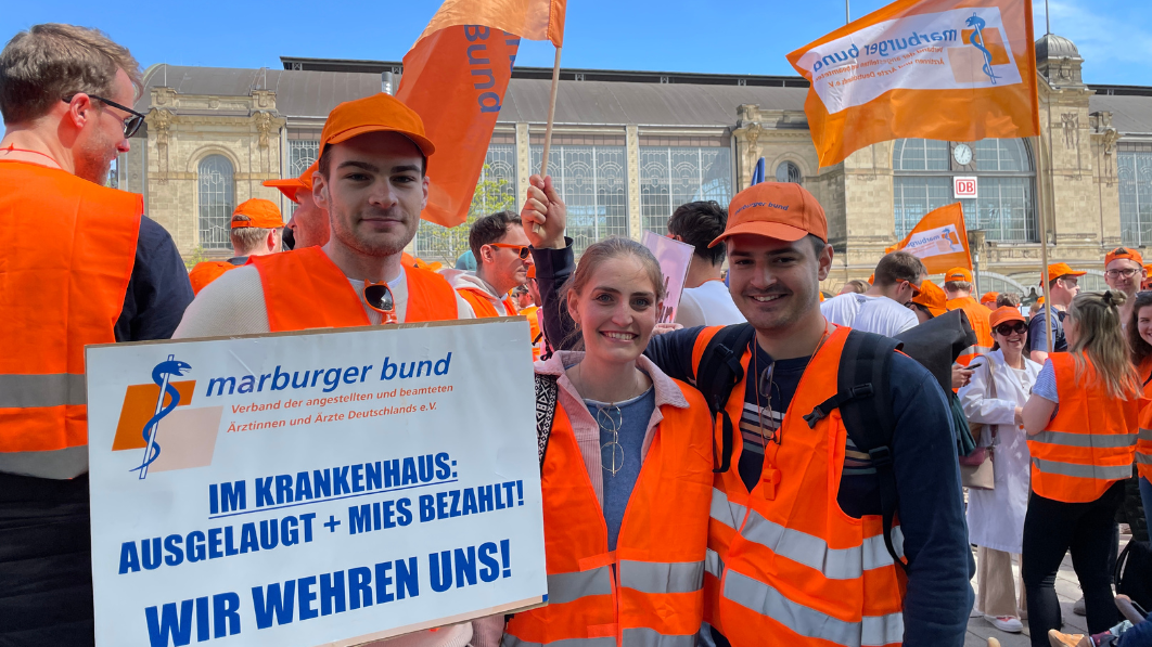 Ärztinnen und Ärzte sendeten ein deutliches Signal an die Arbeitgeber