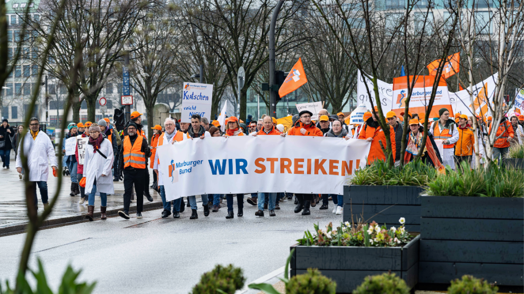 Ärztestreik im März 2023: Nicht mit uns!