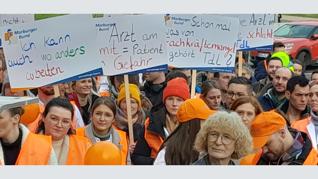 Ärztestreik UKS Homburg Ärztestreik UKS Homburg