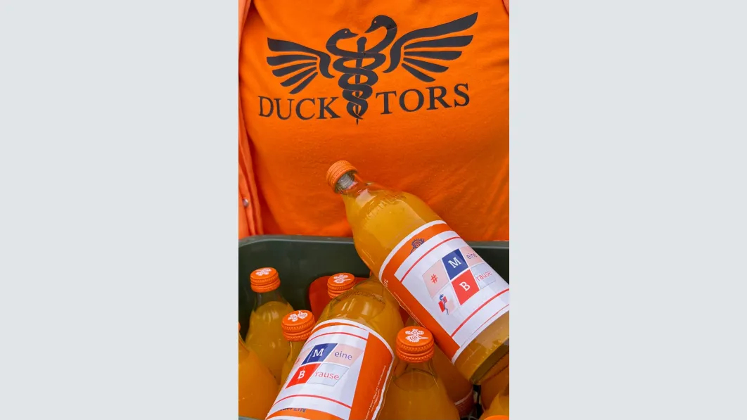 Den Studienstart gebührend feiern: Mit den Ducktors und #MeineBrause! Foto: privat