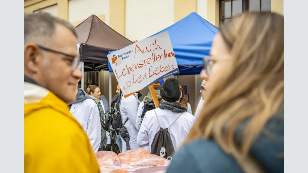 Warnstreik Städtisches Klinikum Dresden 16.09.2024