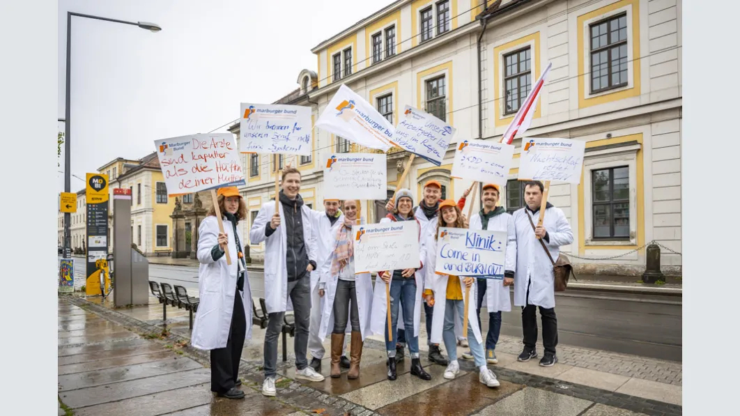 Warnstreik Städtisches Klinikum Dresden 16.09.2024