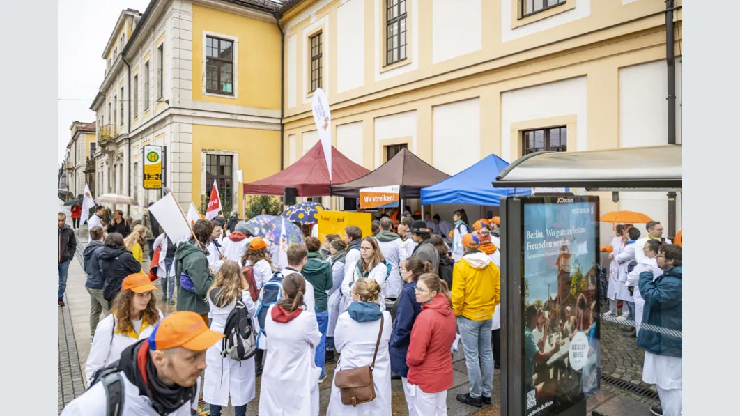 Warnstreik Städtisches Klinikum Dresden 16.09.2024