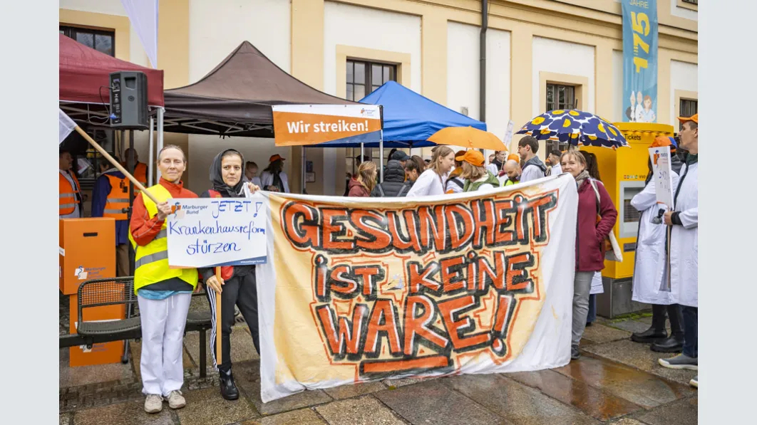 Warnstreik Städtisches Klinikum Dresden 16.09.2024