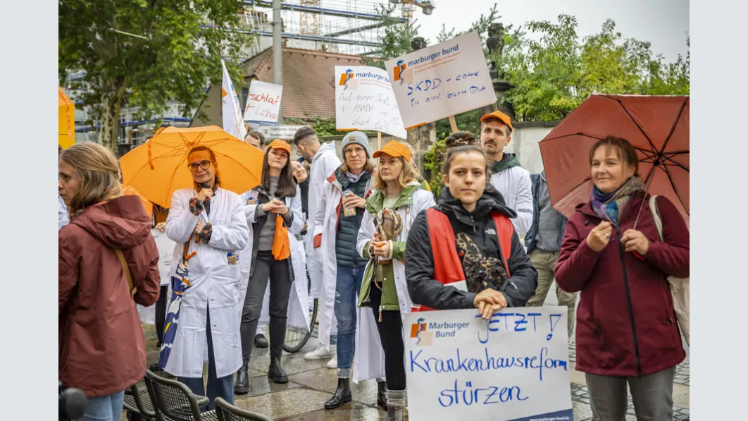 Warnstreik Städtisches Klinikum Dresden 16.09.2024