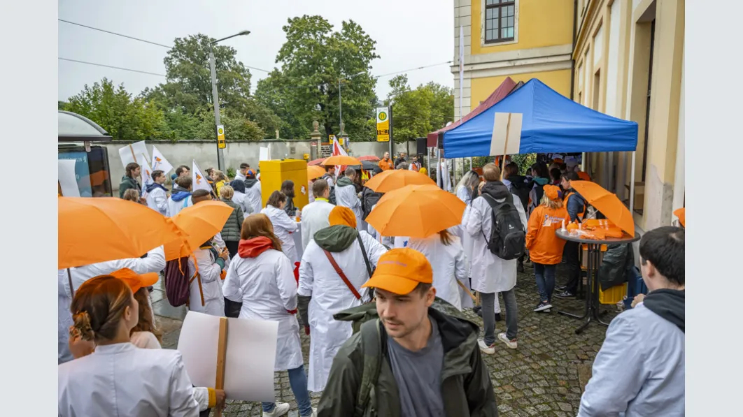 Warnstreik Städtisches Klinikum Dresden 16.09.2024