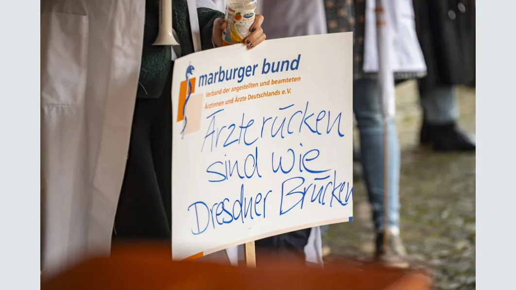 Warnstreik Städtisches Klinikum Dresden 16.09.2024