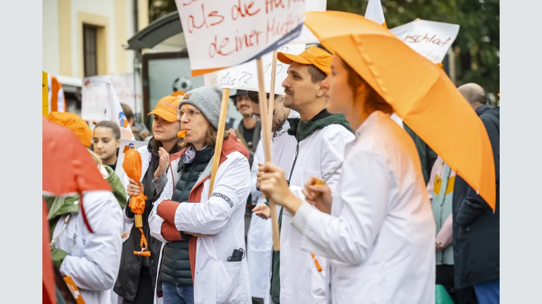 Warnstreik Städtisches Klinikum Dresden 16.09.2024