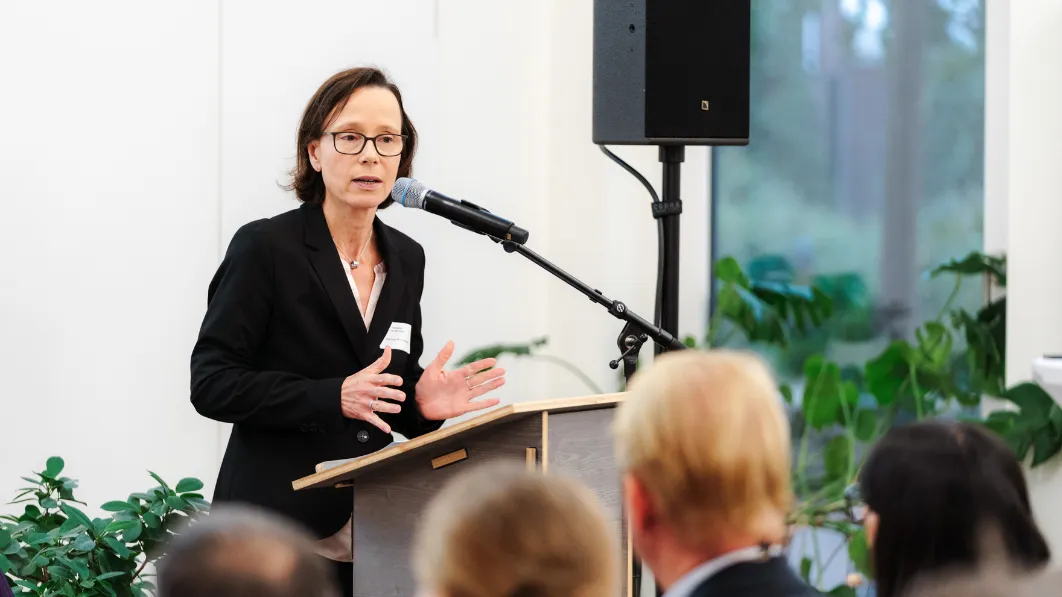 Katharina von der Heyde stellte die Ergebnisse der Mitgliederumfrage vor