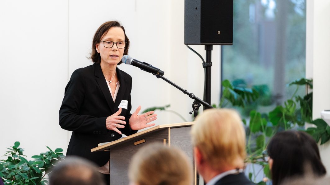 Katharina von der Heyde stellte die Ergebnisse der Mitgliederumfrage vor