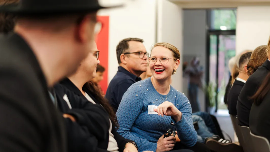 Mit im Publikum: Dr. Kathrin Schawjinski, Stellvertretende Vorsitzende des MB Hamburgs