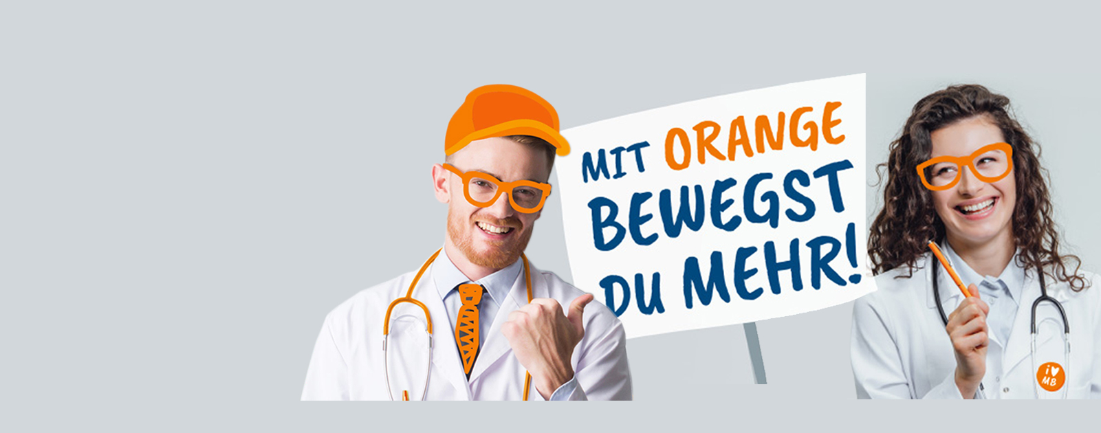 Mit orange bewegst Du mehr!