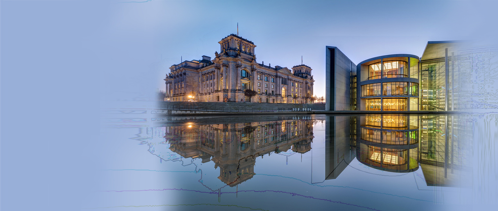Regierungsinsel Berlin: Reichstag und Regierungsgebäude