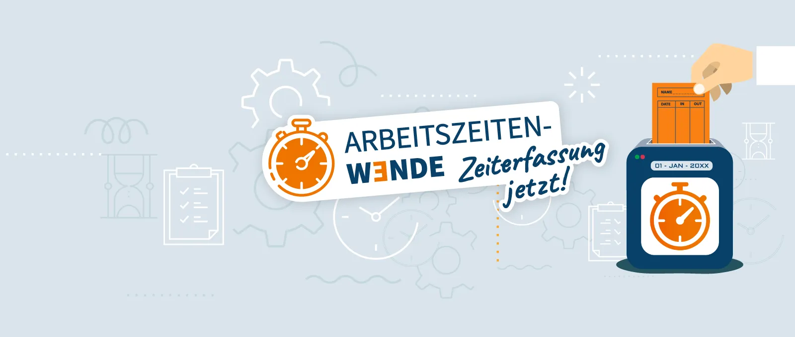 Bild: Kampagne zur Arbeitszeiterfassung an den Unikliniken