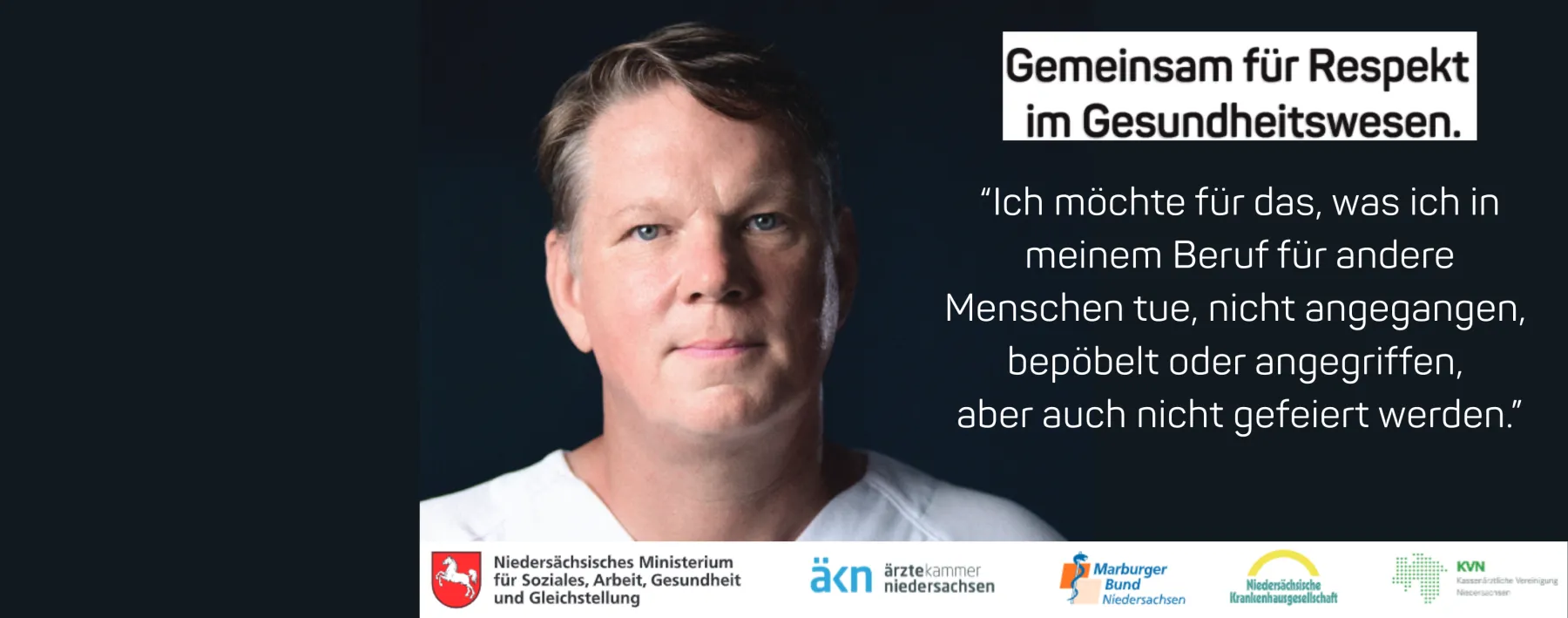 Kampagne: Gemeinsam für Respekt im Gesundheitswesen