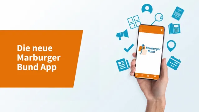 Banner zur MarburgerBund App